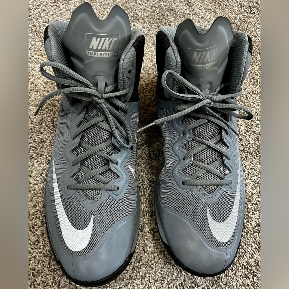 MEN’S NIKE PRIME HYDE DF || Gray Black 806941-003 Athletic Shoes Size 13